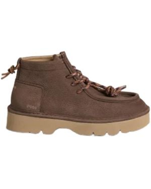 Pànchic Lace-Up Boots - Marron