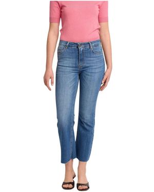 Kocca Kick-Flare Denim Jeans - Blauw