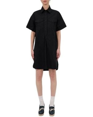 A.P.C. Kleedjes ,Zwart ,Katoen Army Dress