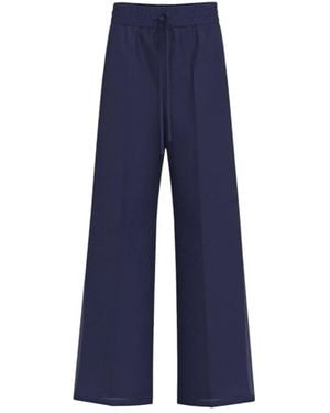 Marella Wide Trousers - Blue