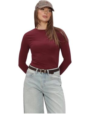 SELECTED Manja Ls O-Neck - Rood