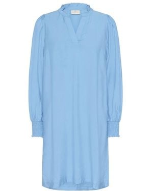 Kaffe Short Dresses - Blue