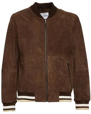 Amaranto Leather Jackets - Brown