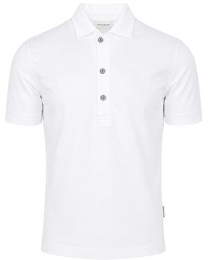 Paolo Pecora Tops ,Wit ,Katoen T-Shirts En Poloshirts