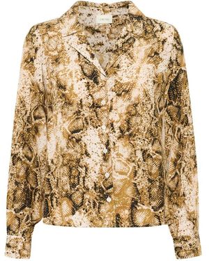 Cream Shirts - Metallic