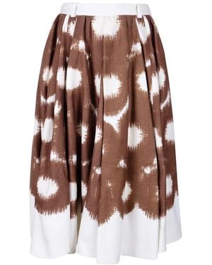 Prada Midi-Rock - Braun