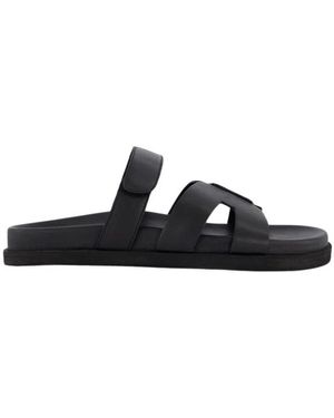Atelier Verdi Schoenen ,Zwart ,Ibiza Slipper