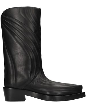 Mugler Cowboy Boots - Negro