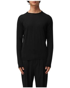 Giorgio Armani Round-Neck Knitwear - Black