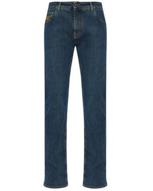 Etro Straight Jeans - Azul