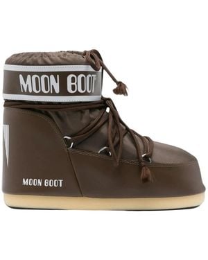 Moon Boot Schoenen ,Bruin ,Nylon Icon Low Nylon Boot