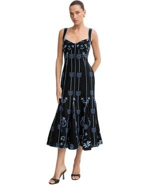 Charo Ruiz Naia Midikleid - Schwarz
