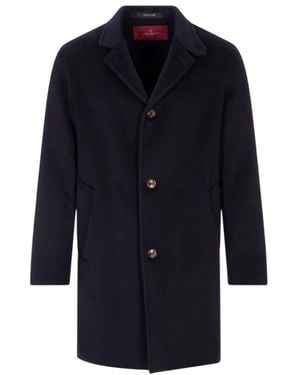 Montecore Single-Breasted Coats - Blue