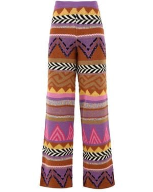 Akep Wide Trousers - Red
