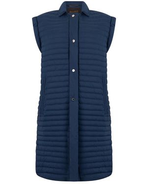 Moorer Gewatteerd Gilet - Blauw