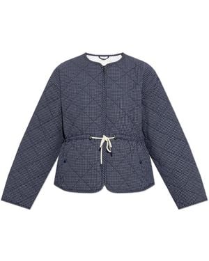 Rethinkit Studios Jassen ,Blauw ,Katoen Gewatteerd Jack Met Ruitpatroon