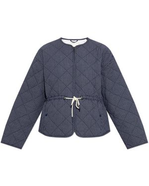 Rethinkit Studios Gesteppte Jacke Mit Karomuster - Blau