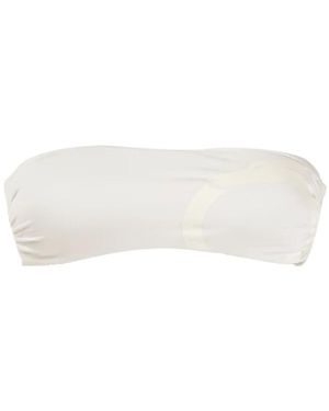 Trussardi Bandeau Strand Bh Uni Weiß