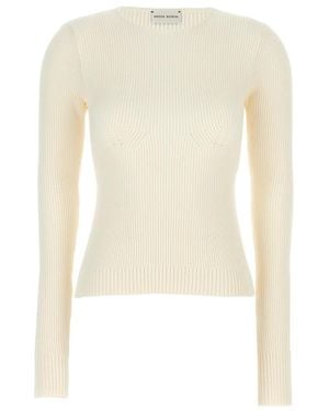 Magda Butrym Round-Neck Knitwear - White