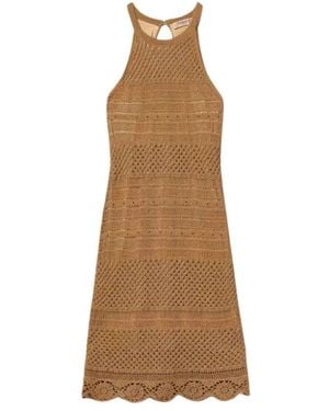Twinset Knitted Dresses - Brown
