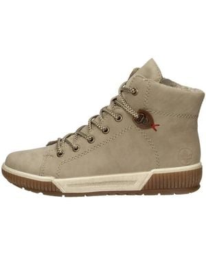 Rieker Veterschoenen Hoog - Natur
