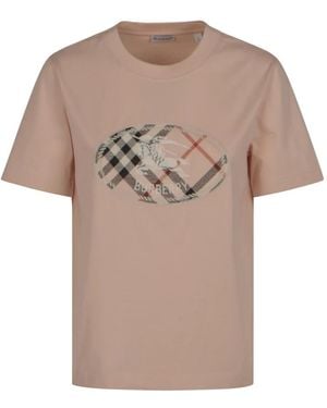Burberry T-Shirts - Natural
