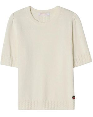 BUSNEL Round-Neck Knitwear - White