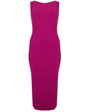 Alberta Ferretti Midi Dresses - Purple