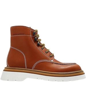 DSquared² Lace-Up Boots - Brown