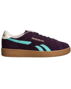Reebok Fitness ,Paars ,Leer Club C Grounds Uk - Blauw