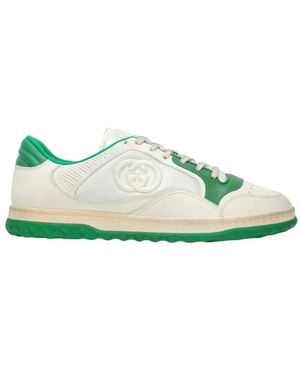 Gucci Vintage leder sneaker mit stickerei - Grün