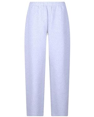 Alexander Wang Allover Hotfix Mid Rise Relaxed Sweatpant - Blauw
