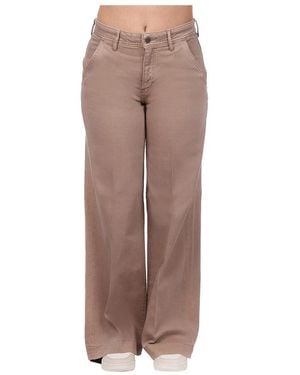 Guess Wide Trousers - Brown