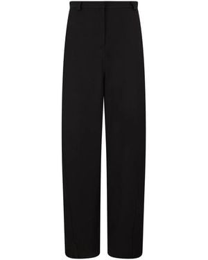 Balenciaga High Waist Barrel Pants - Zwart
