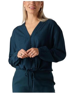 Another Label Overhemden ,Blauw ,Chavelly Blouse