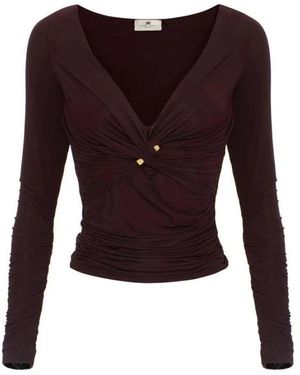 Elisabetta Franchi Blouses - Purple