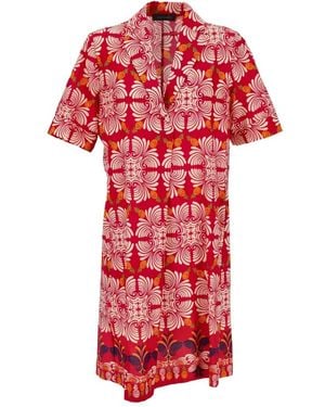 Elena Miro Shirt Dresses - Red