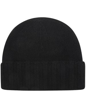 Drumohr Cashmere Muts - Zwart