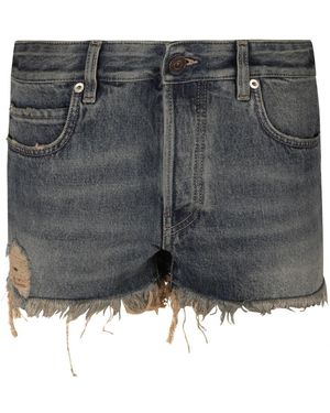 Balenciaga Comfortable Cotton Shorts For - Grey