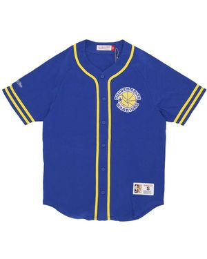 Mitchell & Ness Nba Vintage Logo Jas - Blauw