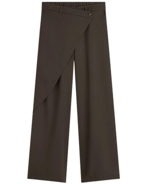 Summum Wide Trousers - Gris
