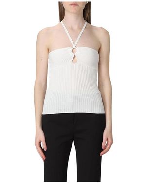 Kaos Sleeveless Tops - Wit