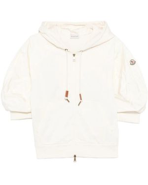 Moncler Sweatshirt Met Ritssluiting - Wit