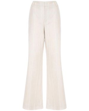 Soallure Boy Gessato Broeken - Wit