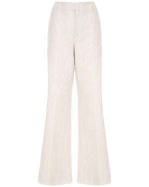 Soallure Boy Gessato Hose - Weiß