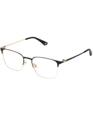 Police Glasses - Metallic