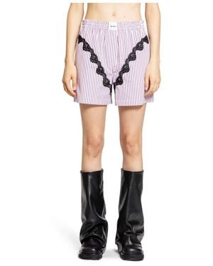 The Attico Short Shorts - Roze