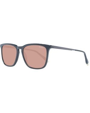 Hackett Schwarze Quadratische Sonnenbrille Für Männer - Weiß