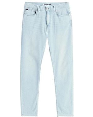 Tommy Hilfiger Jeans ,Blauw ,Katoen Mw 0Mw 388271Af. 1Af Straight Jeans