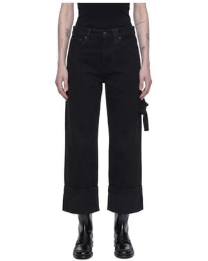 Simone Rocha Cropped Jeans - Blue